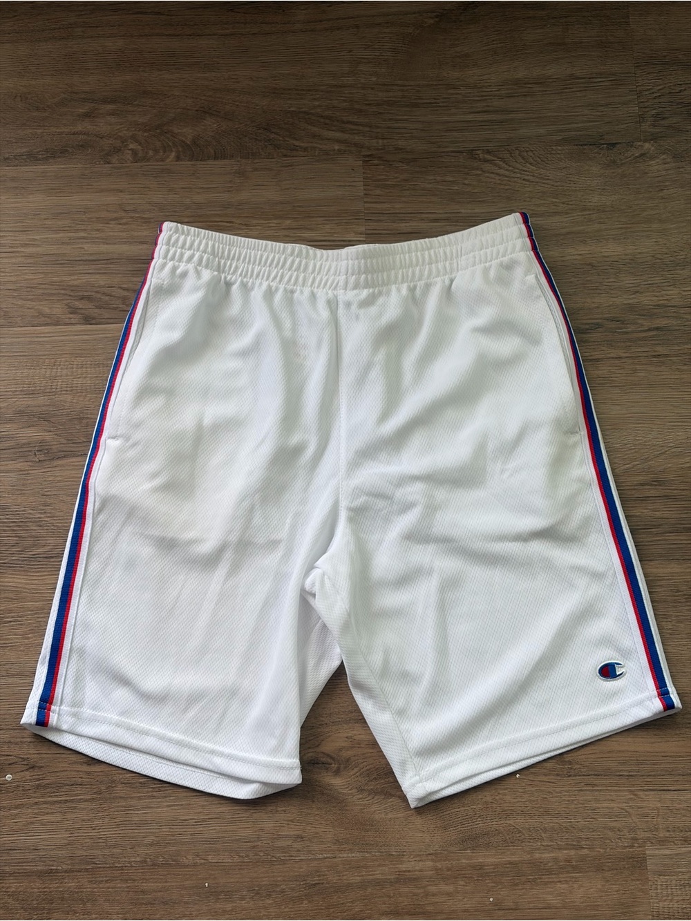 Champion Boys White Basketball Shorts Size Large